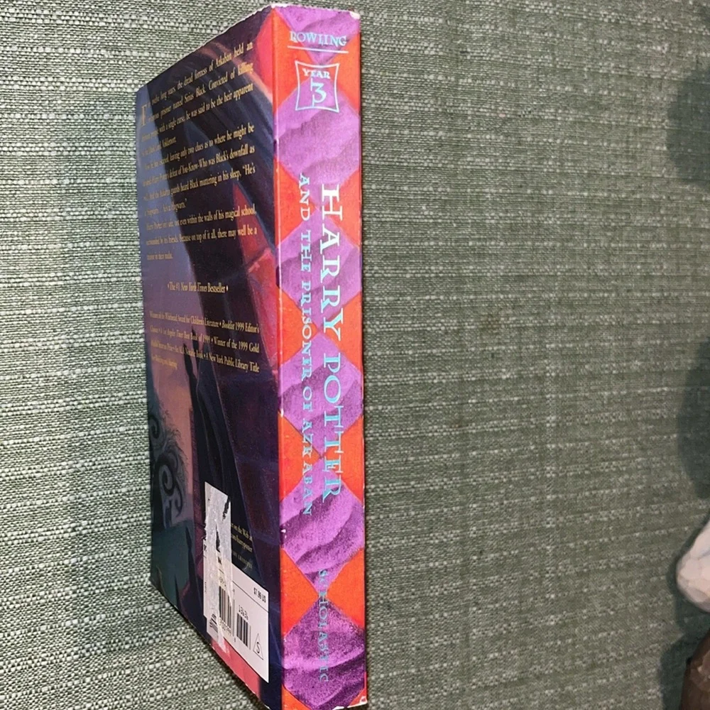 Harry Potter and the Prisoner of Azkaban Paperback Book #3 by J. K. Rowling EUC